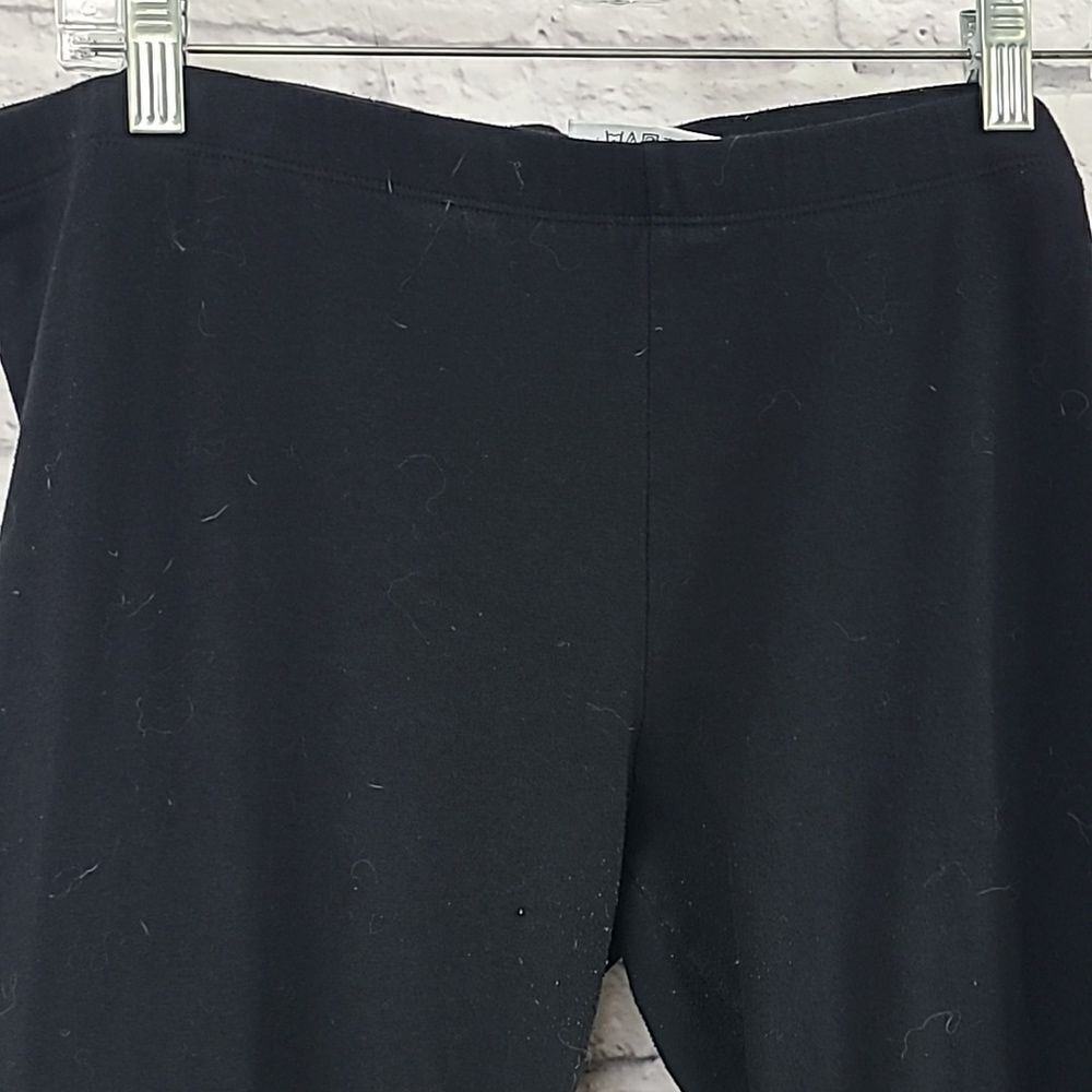 Women's XL Black Mid-Rise Capri Leggings Workout Exercise Yoga Pants Athleisure - Picture 3 of 7